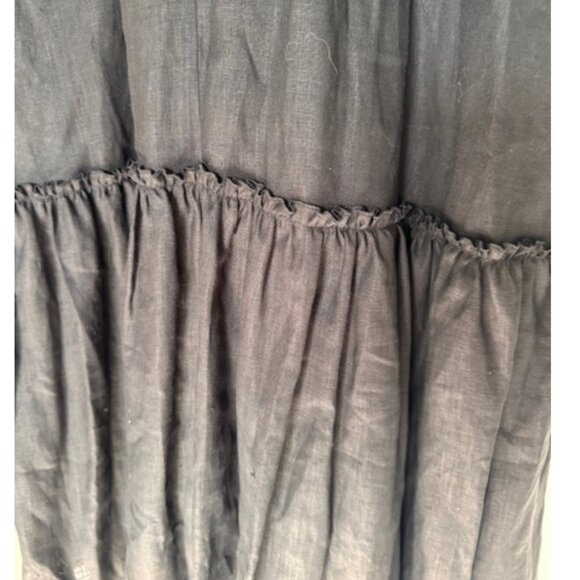 G. Label by Goop Nejame Open-Back Linen Maxi Dress Feminine Romantic Barbiecore - Picture 7 of 12